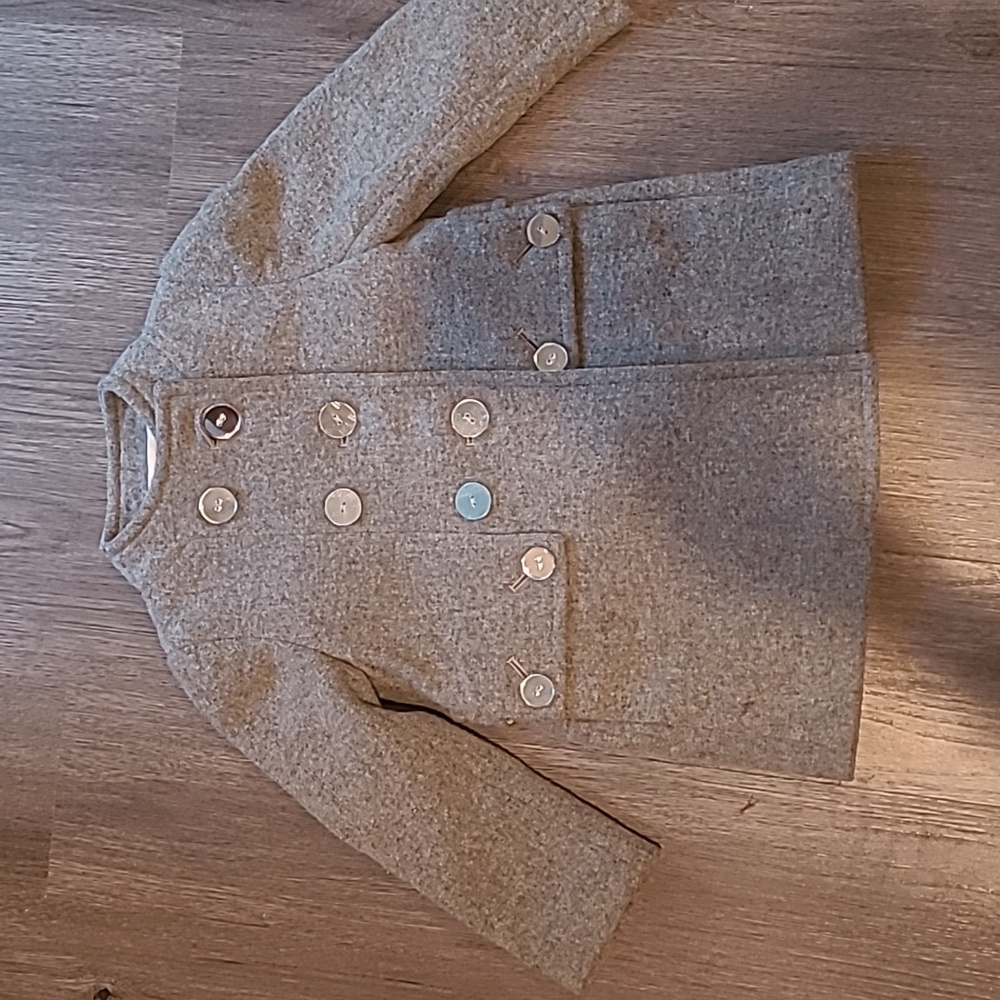 Kid by Phillip Lim Gray Wool Pea Coat NWT size 3-7